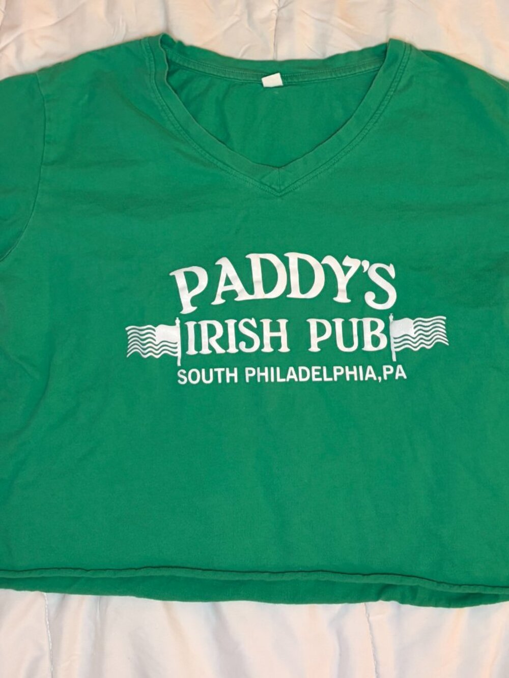 Paddy's Irish Pub Crop Top, It's Always Sunny in Philadelphia, St. Patrick's Day